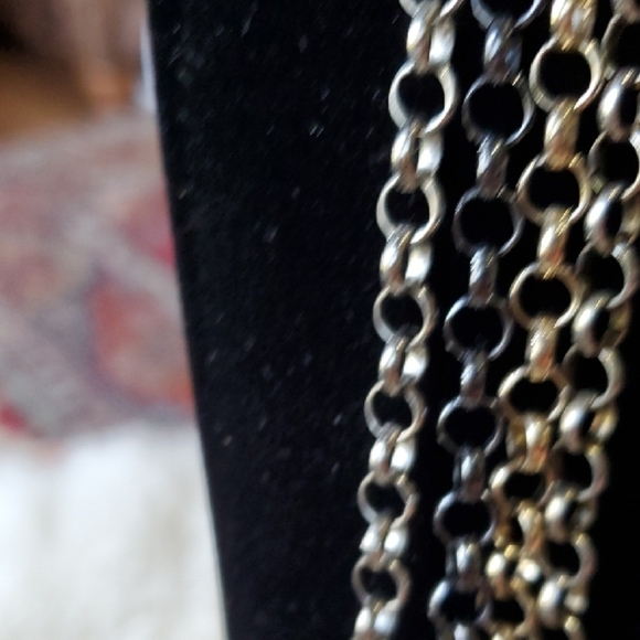 Chico's Gold and Silver Statement Necklace - Picture 8 of 9